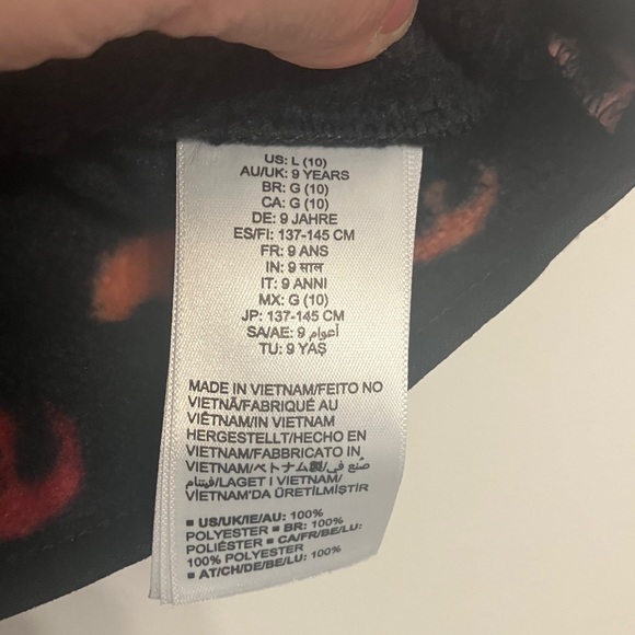 Star Wars full zip polar fleece vest 100% polyester girls large (10) black - Picture 6 of 6